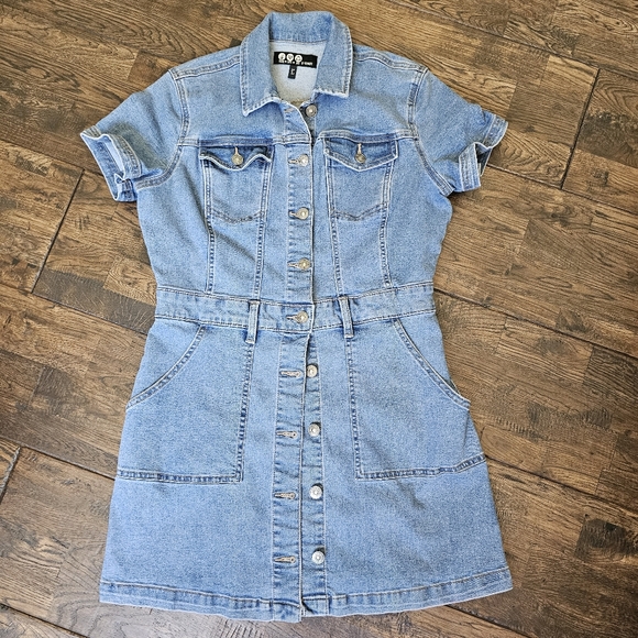 Rewash Dresses & Skirts - Rewash denim dress size large